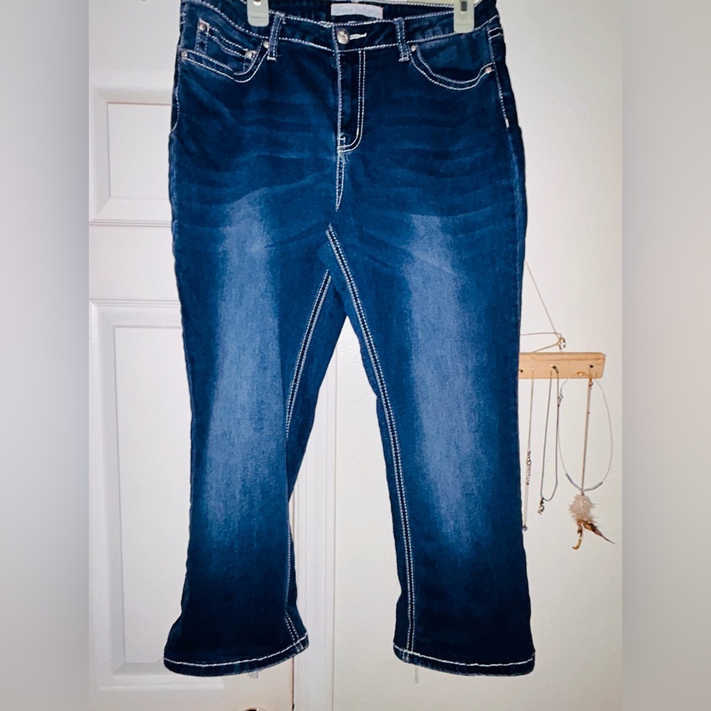 Love Indigo Deep Blue Ankle Jeans